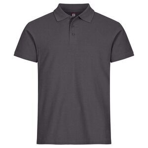 Clique Mens Basic Polo Shirt / Metal Grey